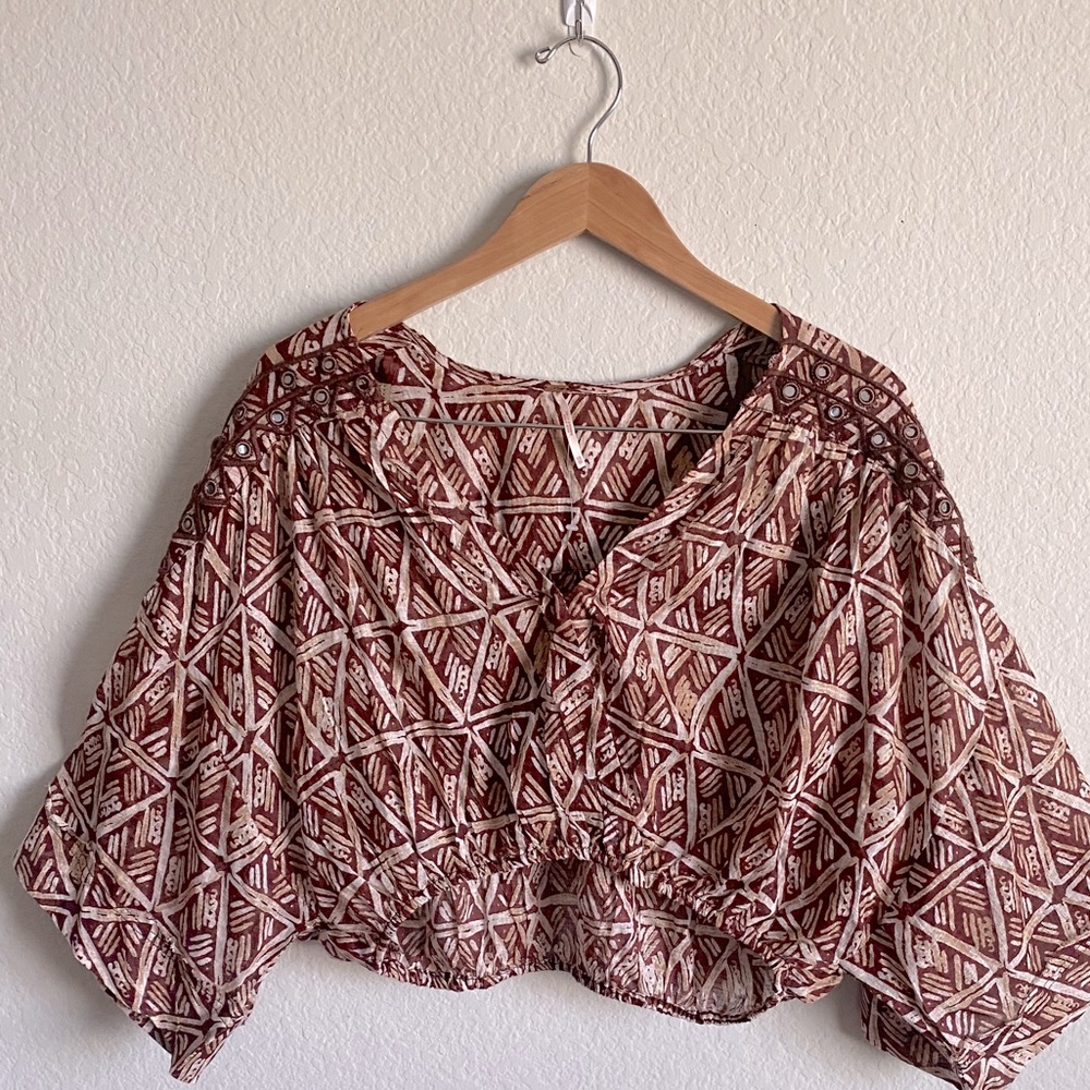 Free People NWOT Kimono Sleeve Top 👘